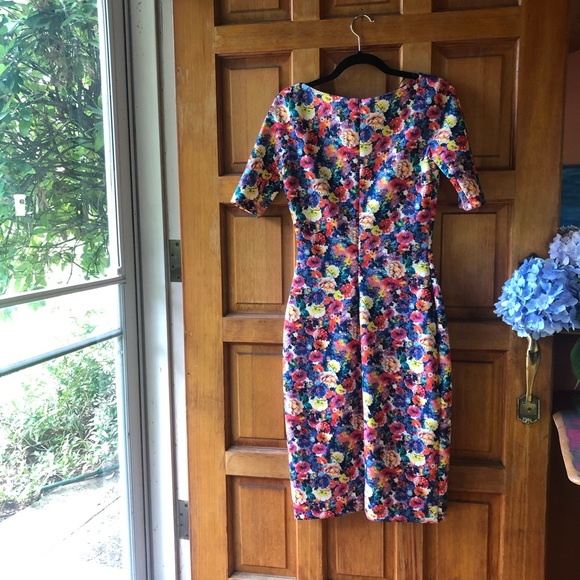 Zara Floral Dress Sz medium - Picture 5 of 10